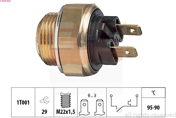 EPS 1.850.020 - Termoslēdzis