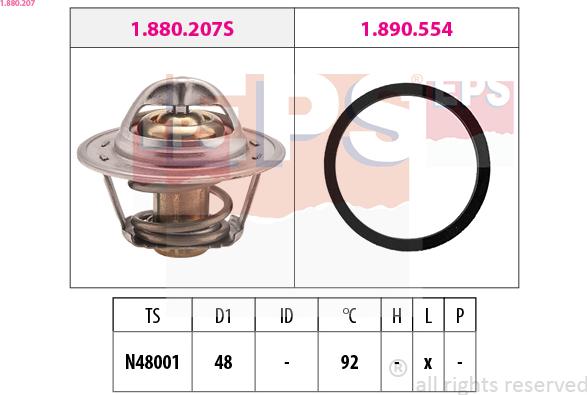 EPS 1.880.207 - Termostats