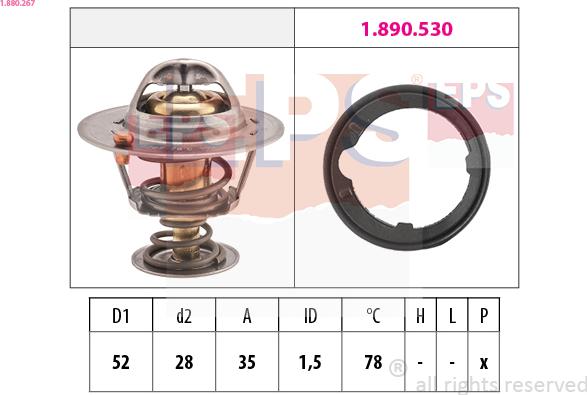 EPS 1.880.267 - Termostats