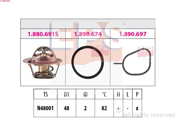 EPS 1.880.691 - Termostats