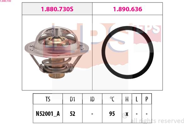 EPS 1.880.730 - Termostats