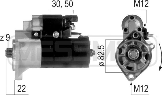 ERA 220581A - STARTERIS 25-2270 220581A