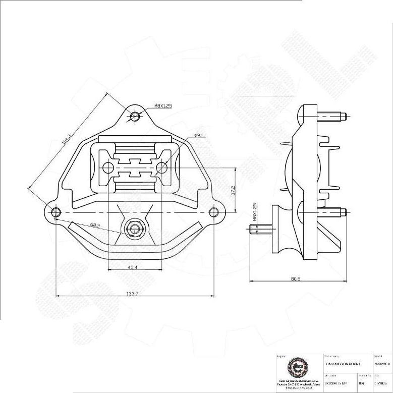 Esen SKV 75SKV818 - Piekare, Automātiskā