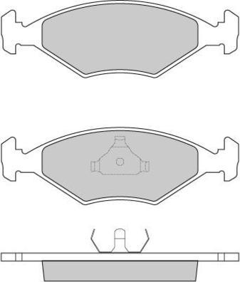 Brembo P23055 - Bremžu uzliku kompl