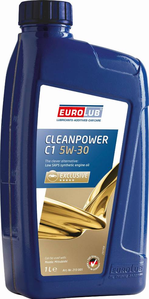 EUROLUB 213001 - CLEANPOWER C1 5W30
