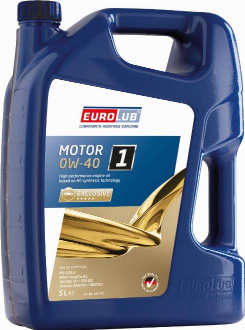 EUROLUB 241005 - Megatec 0W40. SN-CF