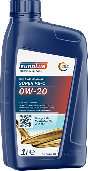 EUROLUB 252001 - SUPER PS-C 0W20