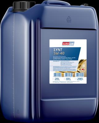 EUROLUB 316020 - SYNT 5W40 20L