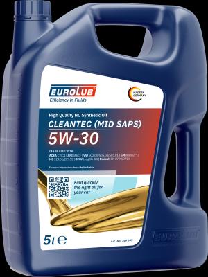EUROLUB 349005 - CLEANTEC5W30 5L ACEAC2-C3