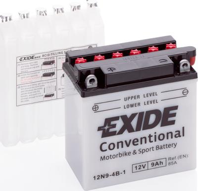 Exide 12N9-4B-1 - Startera akumulatoru baterija