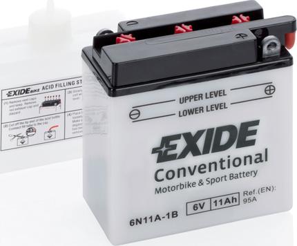 Exide 6N11A-1B - Startera akumulatoru baterija