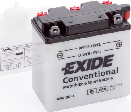 Exide 6N6-3B-1 - Startera akumulatoru baterija