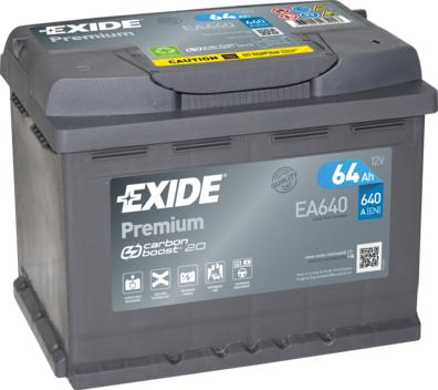 Exide EA640 - 64Ah 640A akumul