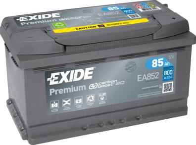 Exide EA852 - 85Ah 800A akumul