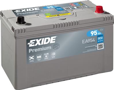 Exide EA954 - 95Ah 800A akumul