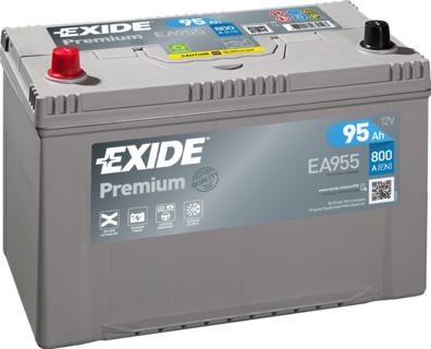 Exide EA955 - 95Ah 800A akumul