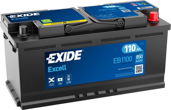 Exide EB1100 - 110Ah 850A akumul