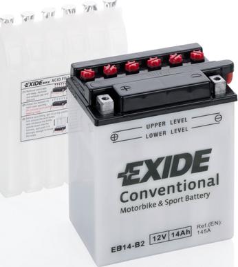 Exide EB14-B2 - Startera akumulatoru baterija