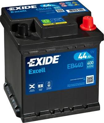 Exide EB440 - 44Ah 400A akumul