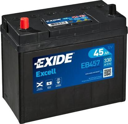 Exide EB457 - 45Ah 330A akumul