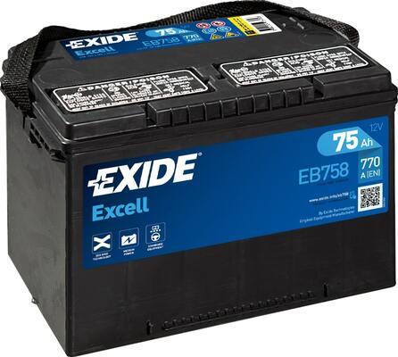 Exide EB708 - 70Ah 740A akumul