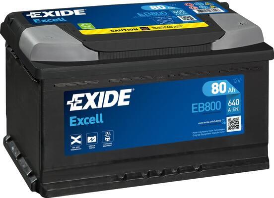 Exide EB800 - 80Ah 640A akumul