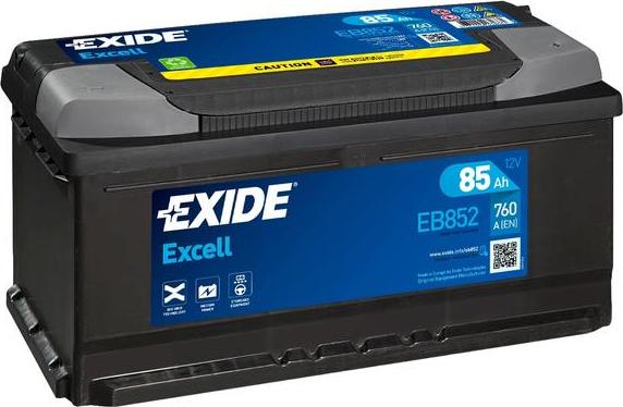 Exide EB852 - 85Ah 760A akumul