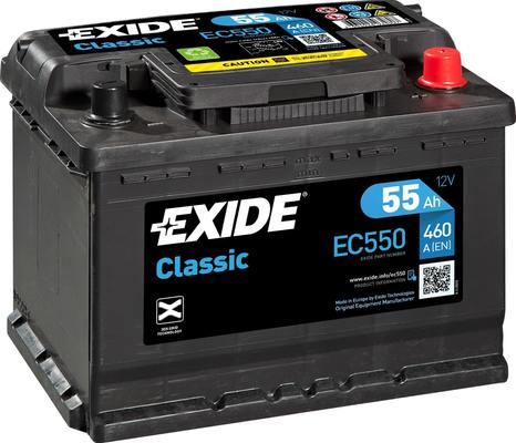 Exide EC550 - Startera akumulatoru baterija