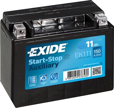 Exide EK111 - 11Ah 150A akumul