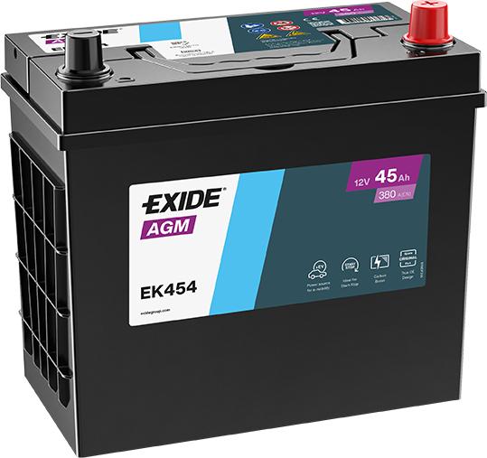 Exide EK454 - 45Ah 380A akumul