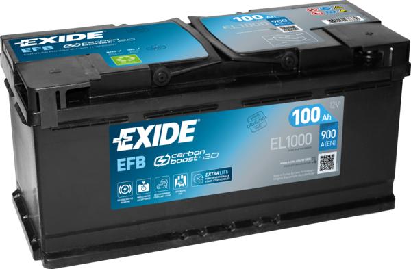 Exide EL1000 - 100Ah 900A akumul