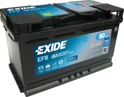 Exide EL800 - 80Ah 800A akumul