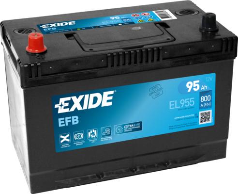 Exide EL955 - 95Ah 800A akumul