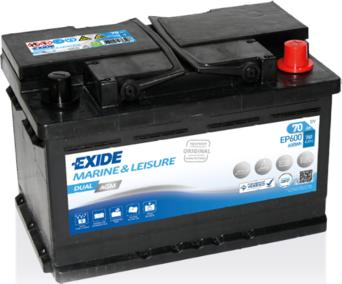 Exide EP600 - 70Ah 760A akum