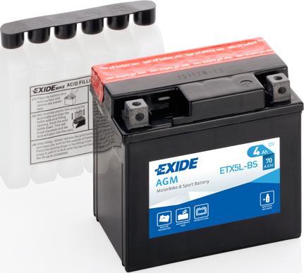 Exide ETX5L-BS