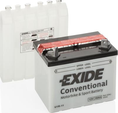 Exide U1R-11 - Startera akumulatoru baterija