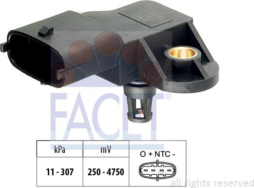 FACET 10.3082 - Gaisa spiediena