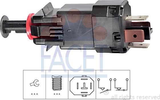 FACET 7.1205 - Bremžu signāla