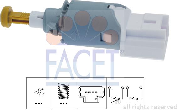 FACET 7.1225 - Bremžu signāla