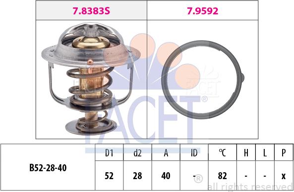 FACET 7.8383 - Auto Part