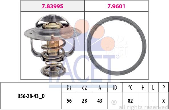 FACET 7.8404 - Auto Part