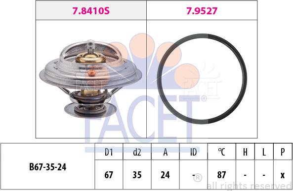 FACET 7.8410 - Auto Part