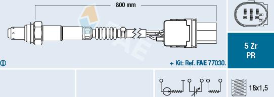 FAE 75051 - LAMBDA ZONDE WIDEBAND