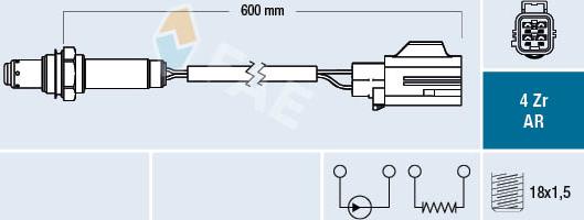 FAE 75660 - LAMBDA ZONDE DOX-0535