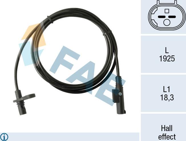 FAE 78522 - ABS DEVEJS A9069053601