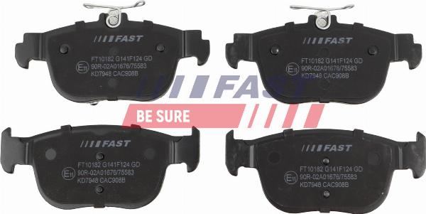 Fast FT10182 - Bremžu uzliku kompl