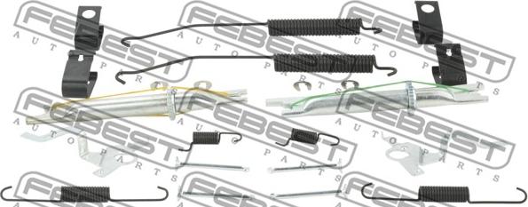 Febest 0204-D40MR-KIT - STĀVBREMZES LOKU REM