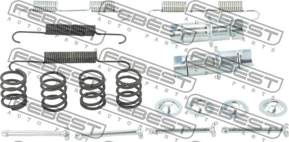 Febest 0204-J32R-KIT - STĀVBREMZES LOKU REM