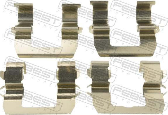 Febest 0403-PD4WR - BREMŽU UZLIKU REM