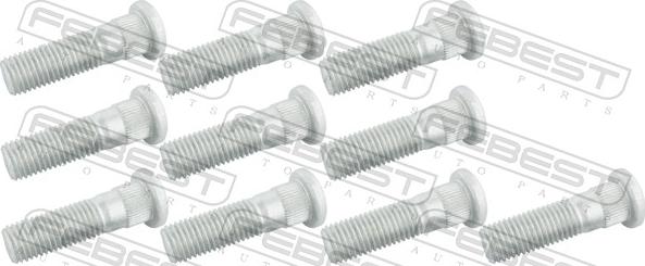 Febest 0584-001-PCS10 - RITEŅA SKRŪVE 0584-001-PCS10